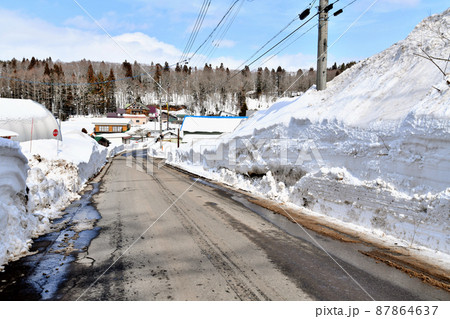長野県信濃町柏原/大久保地区周辺(長野県信濃町)【2022.3】 長野県信濃町柏原/大久保地区周辺(長野県信濃町)【2022.3】 87864637