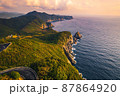 海岸のドローン写真 87864920