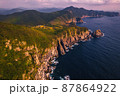 海岸のドローン写真 87864922