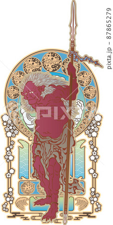 浮世絵　鬼　その6　和風ゴシックバージョン 87865279