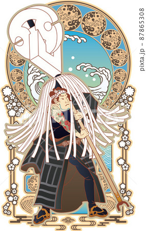 浮世絵　火消し　その12　和風ゴシックバージョン 87865308