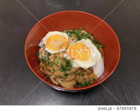 今治風 焼豚玉子丼 87865878