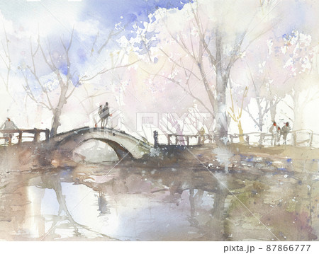 桜　ひょうたん池 87866777