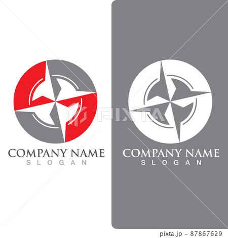 Compass logo and symbol gps vector Compass logo and symbol gps vector 87867629