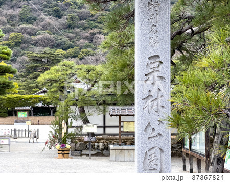 新春の栗林公園（1月上旬・門松） 87867824