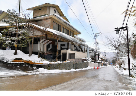 信州高山温泉郷 山田温泉 温泉街(長野県高山村)【2022.3】 信州高山温泉郷 山田温泉 温泉街(長野県高山村)【2022.3】 87867845