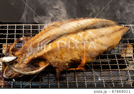 鯖の干物 網焼き 鯖の干物 網焼き 87868021