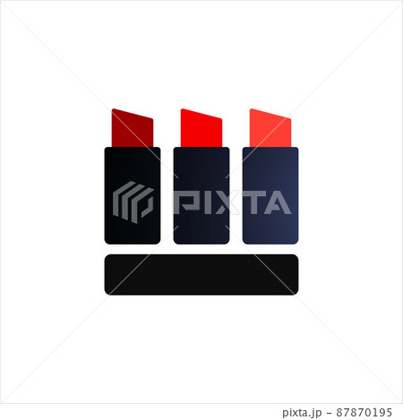 Lipstick Vector icon design illustration Lipstick Vector icon design illustration 87870195