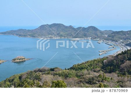 【しまなみ海道】カレイ山展望公園、カレイ山山頂展望台からの絶景 87870969