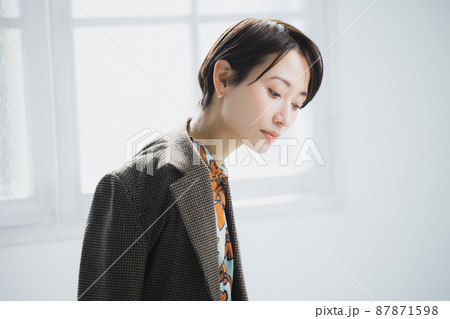 モデル　撮影 87871598