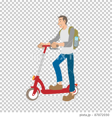 騎電動踢板的男人 騎電動踢板的男人 87872030