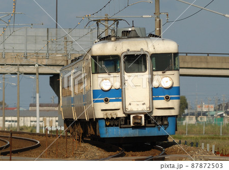 北陸本線　加賀笠間－美川　JR西日本　475系　A24編成（金沢） 87872503