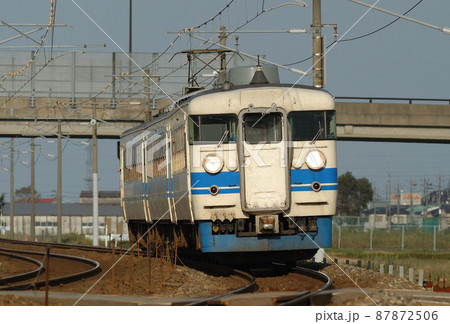北陸本線 加賀笠間-美川 JR西日本 475系 A10編成(金沢) 北陸本線 加賀笠間-美川 JR西日本 475系 A10編成(金沢) 87872506