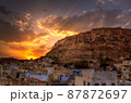 インドのブルーシティはジョードプルの夕焼け 87872697