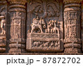 インド遺跡と壁画 87872702