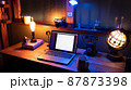 ブルーライトを取り入れた照明の一例 87873398