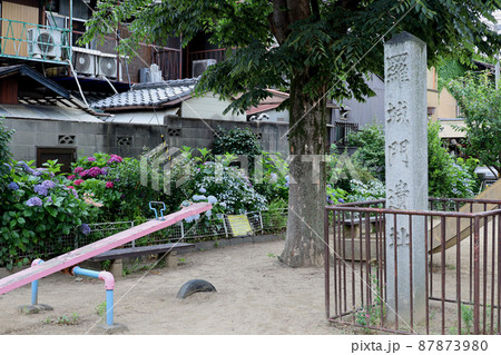 平安京・羅城門跡碑 87873980