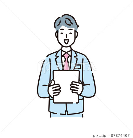 人物イラスト 線画 人物イラスト 線画 87874407