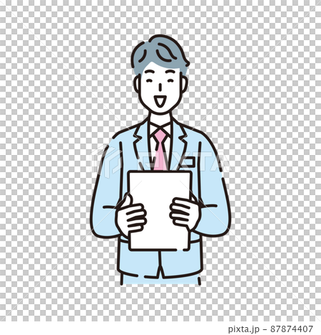 人物イラスト 線画 人物イラスト 線画 87874407