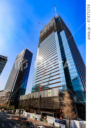 東京　港区　三田の都市再開発　オフィスタワー 87875258