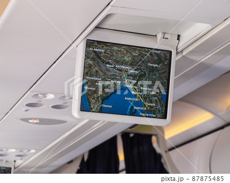 ドゥルク航空 バンコク~パロ間のフライトマップ ドゥルク航空 バンコク~パロ間のフライトマップ 87875485