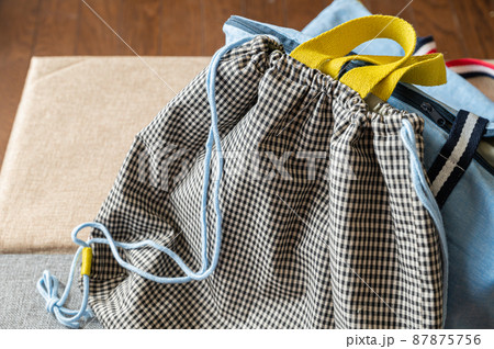 手作り　ナップサック 87875756