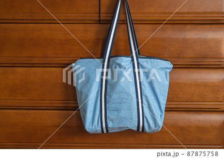 ダンガリー生地のトートバッグ ダンガリー生地のトートバッグ 87875758