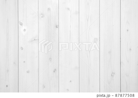 白い木目の背景素材 ホワイトウッド の写真素材