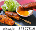 鶏のつくね　卵の黄身を付けて食べる 87877519