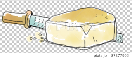 チーズとチーズグレーターのイラスト 87877903