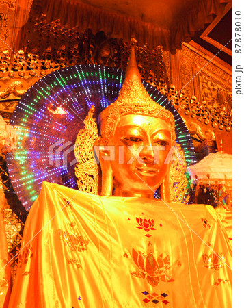 ミャンマー・ヤンゴン　シュエダゴンパゴダ 87878010