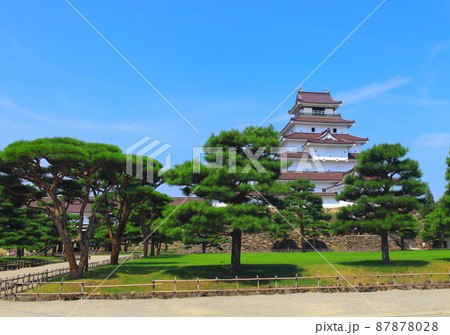 福島県　会津若松城 87878028