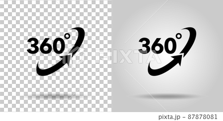 360度の仮想現実のアイコンセット 87878081