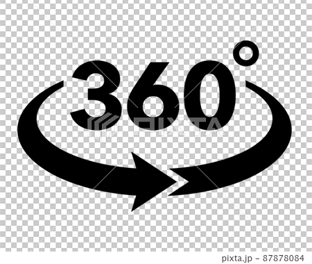 360度の仮想現実のアイコンセット 87878084