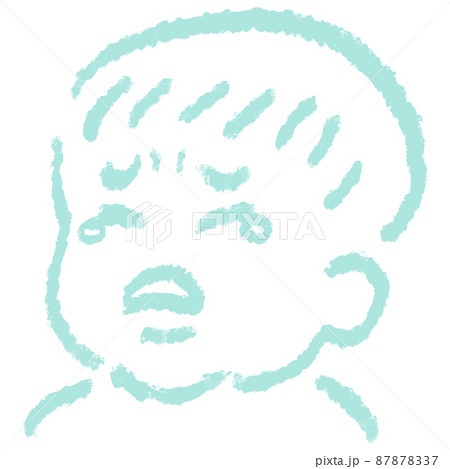 泣いている子ども 線画 イラスト 泣いている子ども 線画 イラスト 87878337
