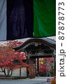 京都：二尊院の紅葉 87878773