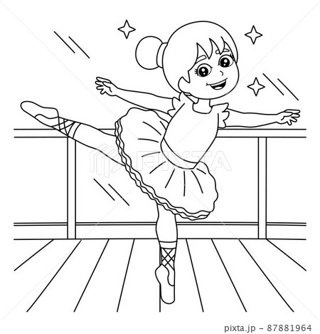 kids dancing clipart black and white