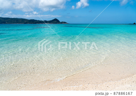奄美大島の崎原ビーチ 87886167