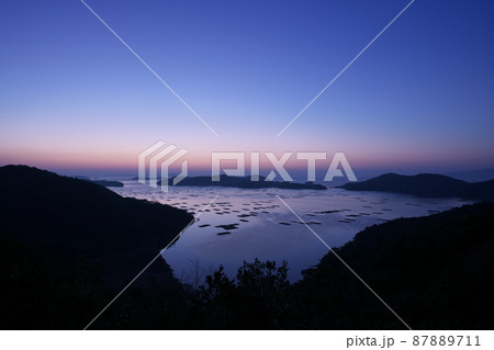 《岡山県》晴れの日、虫明迫門の曙の風景 《岡山県》晴れの日、虫明迫門の曙の風景 87889711