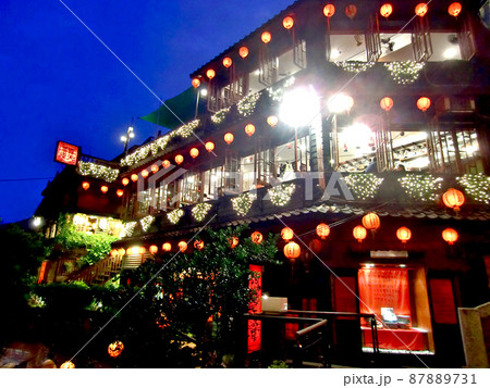台湾・九份（九分）老街の風景 87889731