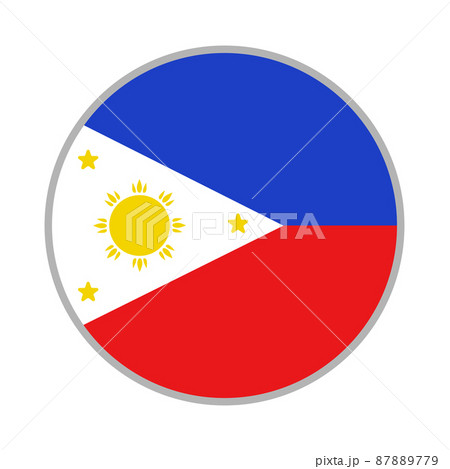 丸いフィリピン国旗 87889779