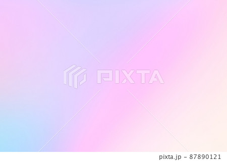 紫色系背景 青色とピンク色の緩やかな流れ グラデーションの写真素材