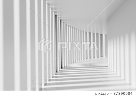 white walking way interior design 87890684