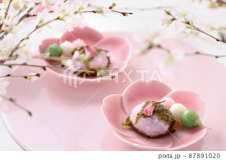 桜餅 お花見スィーツ おうちでお花見 桜餅 お花見スィーツ おうちでお花見 87891020