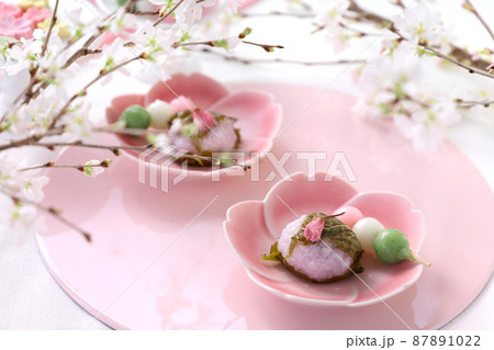 桜餅　お花見スィーツ　おうちでお花見 87891022