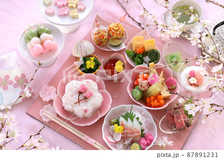 お花見ランチ　お花見御膳　さくら御膳　桜御膳　おうちでお花見 87891231