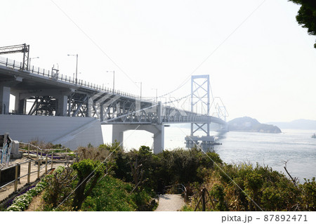 大鳴門橋 鳴門海峡 鳴門の渦潮 大鳴門橋 鳴門海峡 鳴門の渦潮 87892471