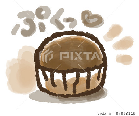 手描き　ふんわり　黒糖もしくはチョコもしくはコーヒー蒸しパン　 87893119