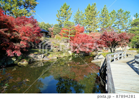 紅葉の徳川園 紅葉の徳川園 87894281
