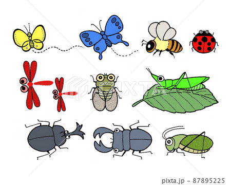 季節の情景小物虫達 87895225